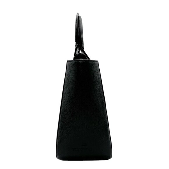 Auth GIVENCHY Handbag Black Leather/Plastic - - Picture 2 of 12